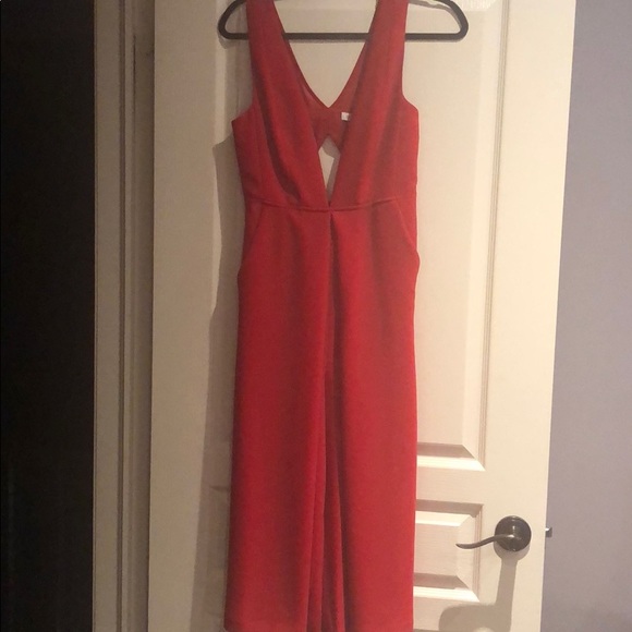 Red BCBG Generation jumpsuit - Picture 1 of 5